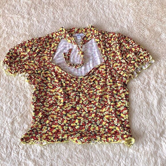 Bar III  blouse floral size large - Picture 3 of 16